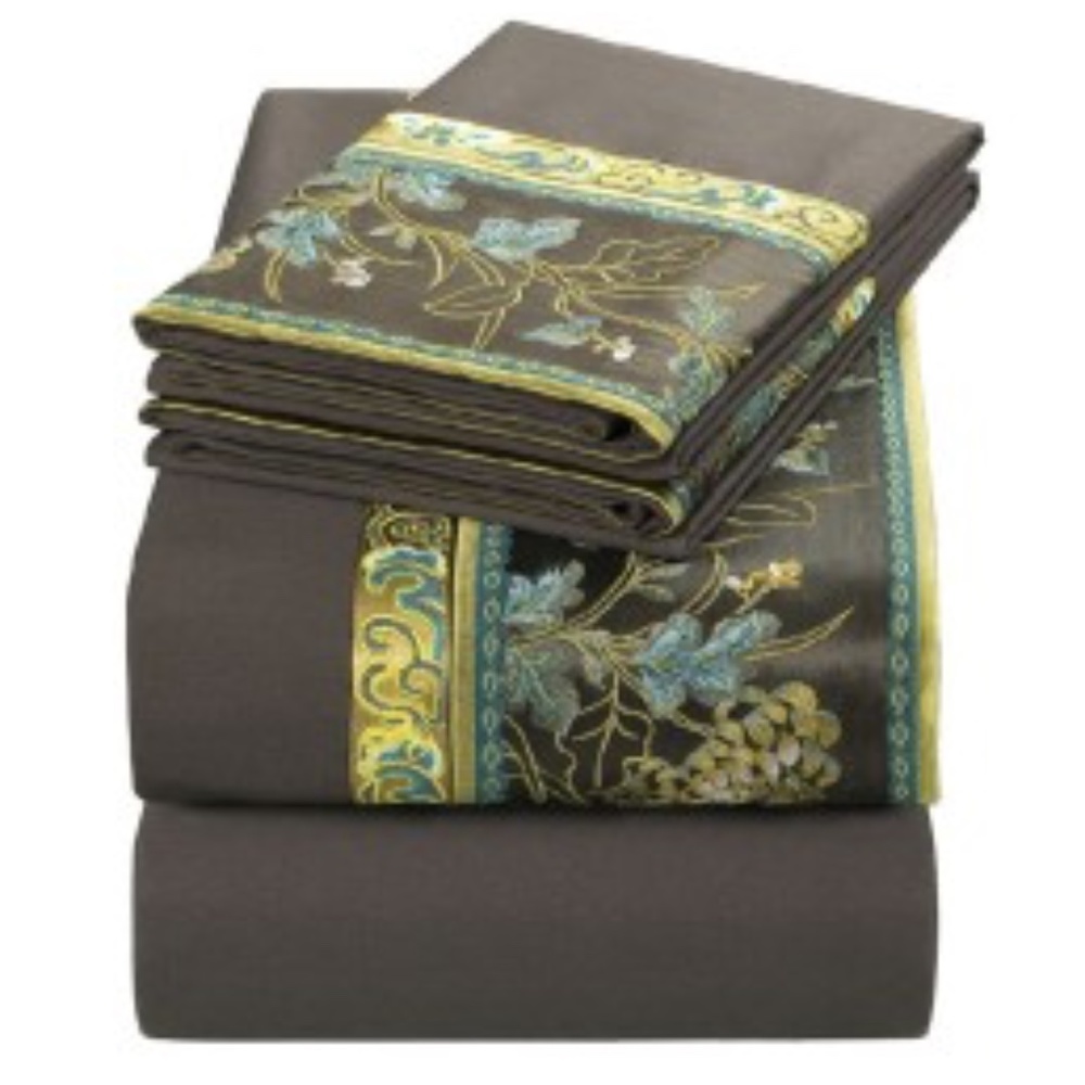 NATORI POTALA PALACE KING FITTED SHEET - ESPRESSO BEAN/BROWN